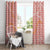 Pink Tropical Floral Palaka Window Curtain Hawaiian Quilt Pattern - Polynesian Pride