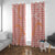 Pink Tropical Floral Palaka Window Curtain Hawaiian Quilt Pattern - Polynesian Pride