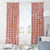 Pink Tropical Floral Palaka Window Curtain Hawaiian Quilt Pattern - Polynesian Pride