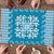Blue Ulu Palaka Quilt Pattern Puzzle Hawaii Culture Breadfruit - Polynesian Pride