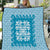 Blue Ulu Palaka Quilt Pattern Quilt Hawaii Culture Breadfruit - Polynesian Pride
