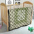 Green Ulu Palaka Quilt Pattern Quilt Hawaii Culture Breadfruit - Polynesian Pride