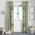 Green Ulu Palaka Quilt Pattern Window Curtain Hawaii Culture Breadfruit - Polynesian Pride