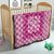 Pink Ulu Palaka Quilt Pattern Quilt Hawaii Culture Breadfruit - Polynesian Pride