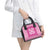 Pink Ulu Palaka Quilt Pattern Shoulder Handbag Hawaii Culture Breadfruit - Polynesian Pride