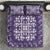 Purple Ulu Palaka Quilt Pattern Bedding Set Hawaii Culture Breadfruit - Polynesian Pride