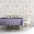 Purple Ulu Palaka Quilt Pattern Tablecloth Hawaii Culture Breadfruit - Polynesian Pride