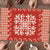 Red Ulu Palaka Quilt Pattern Puzzle Hawaii Culture Breadfruit - Polynesian Pride