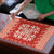 Red Ulu Palaka Quilt Pattern Puzzle Hawaii Culture Breadfruit - Polynesian Pride
