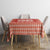 Red Ulu Palaka Quilt Pattern Tablecloth Hawaii Culture Breadfruit - Polynesian Pride