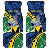 Personalised Crocodile and Shark Solomon Islands Car Mats Polynesian Tribal Tattoo LT9 - Polynesian Pride