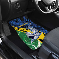 Personalised Crocodile and Shark Solomon Islands Car Mats Polynesian Tribal Tattoo LT9 - Polynesian Pride