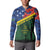 Personalised Solomon Islands Remembrance Day Button Sweatshirt We Will Remember Them with Camouflage Style