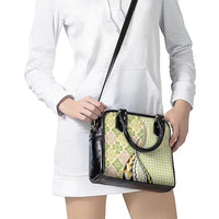 Aloha Vintage Palaka Floral Hawaiian Quilt Shoulder Handbag Omaomao Motif - Polynesian Pride