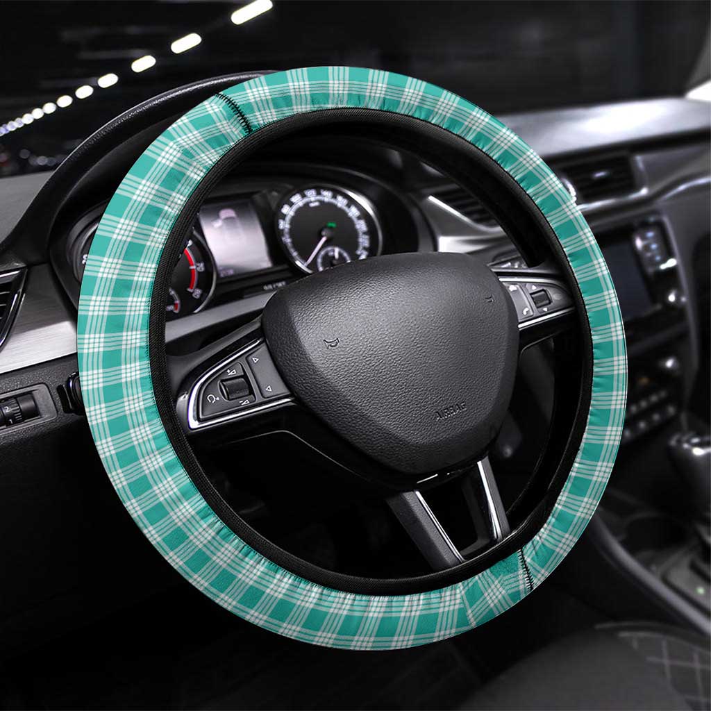 Aloha Vintage Palaka Floral Hawaiian Quilt Steering Wheel Cover Polu Motif - Polynesian Pride