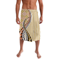 Aloha Vintage Palaka Floral Hawaiian Quilt Lavalava Melemele Motif - Polynesian Pride