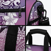 Aloha Vintage Plumeria Hawaiian Tapa Pattern Duffle Bag Gradient Hawaiian Tapa Pattern LT9 - Polynesian Pride