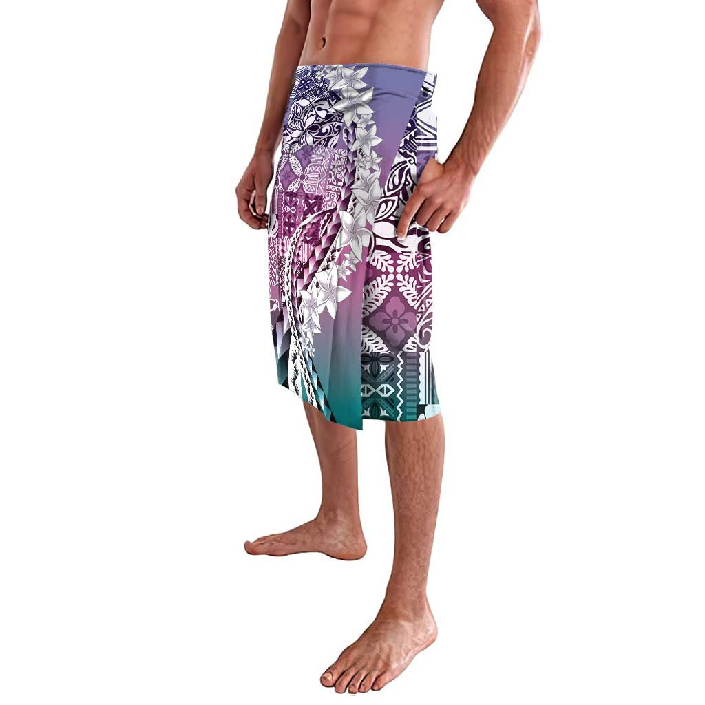 Aloha Vintage Plumeria Hawaiian Tapa Pattern Lavalava Gradient Hawaiian Tapa Pattern - Polynesian Pride