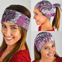 Aloha Vintage Plumeria Hawaiian Tapa Pattern Neck Gaiter Gradient Hawaiian Tapa Pattern - Polynesian Pride