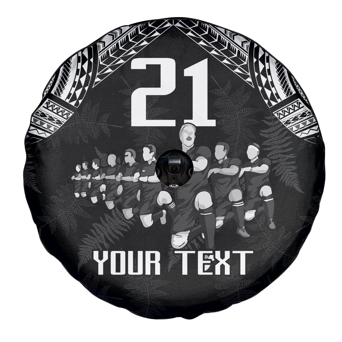 Custom NZ Rugby Spare Tire Cover Kapa Opango Maori Haka With Years of The All Black Champions LT9 - Polynesian Pride