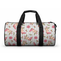 Gray Paniolo Palaka Hawaiian Cowgirl Christmas Duffle Bag LT9 One size Gray - Polynesian Pride