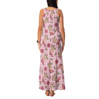 Pink Paniolo Palaka Hawaiian Cowgirl Christmas Family Matching Tank Maxi Dress and Hawaiian Shirt LT9 - Polynesian Pride