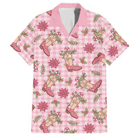 Pink Paniolo Palaka Hawaiian Cowgirl Christmas Hawaiian Shirt - Polynesian Pride