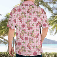 Pink Paniolo Palaka Hawaiian Cowgirl Christmas Hawaiian Shirt - Polynesian Pride