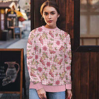 Pink Paniolo Palaka Hawaiian Cowgirl Christmas Ugly Christmas Sweater LT9 - Polynesian Pride