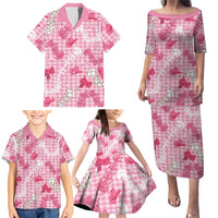 Paniolo Palaka Hawaiian Cowgirl Family Matching Puletasi and Hawaiian Shirt LT9 - Polynesian Pride