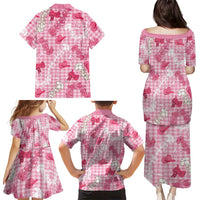 Paniolo Palaka Hawaiian Cowgirl Family Matching Puletasi and Hawaiian Shirt LT9 - Polynesian Pride