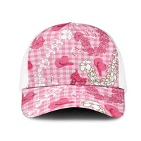 Paniolo Palaka Hawaiian Cowgirl Mesh Trucker Cap - Polynesian Pride