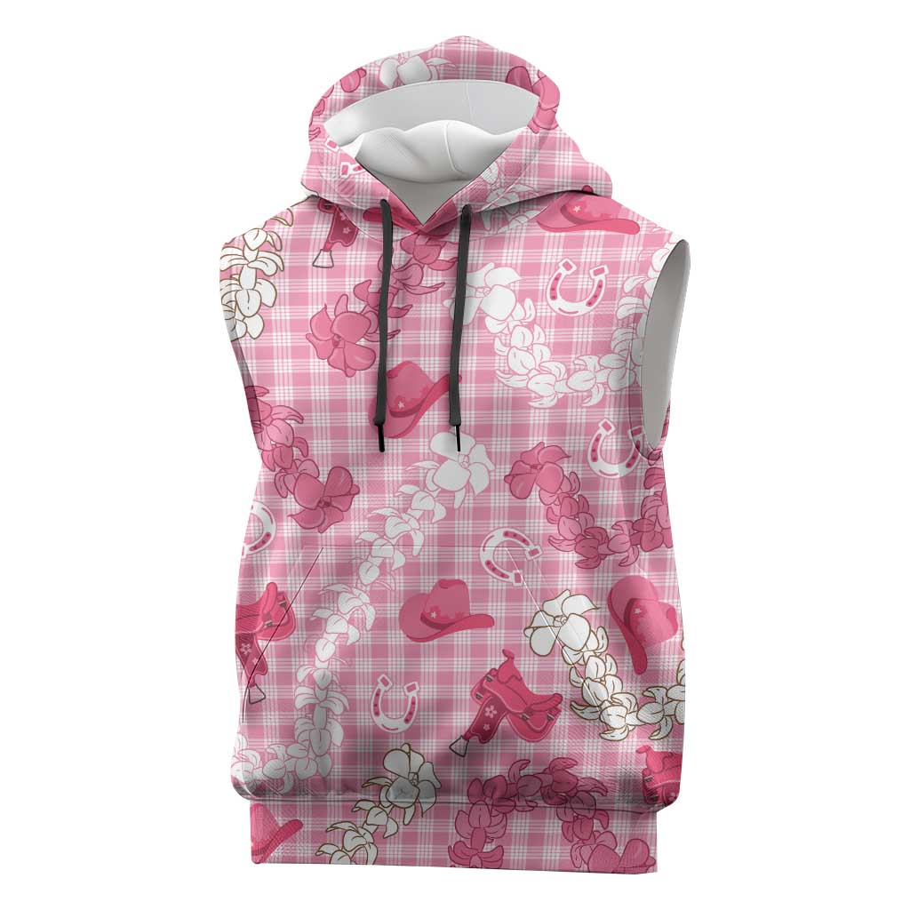 Paniolo Palaka Hawaiian Cowgirl Sleeveless Hoodie - Polynesian Pride