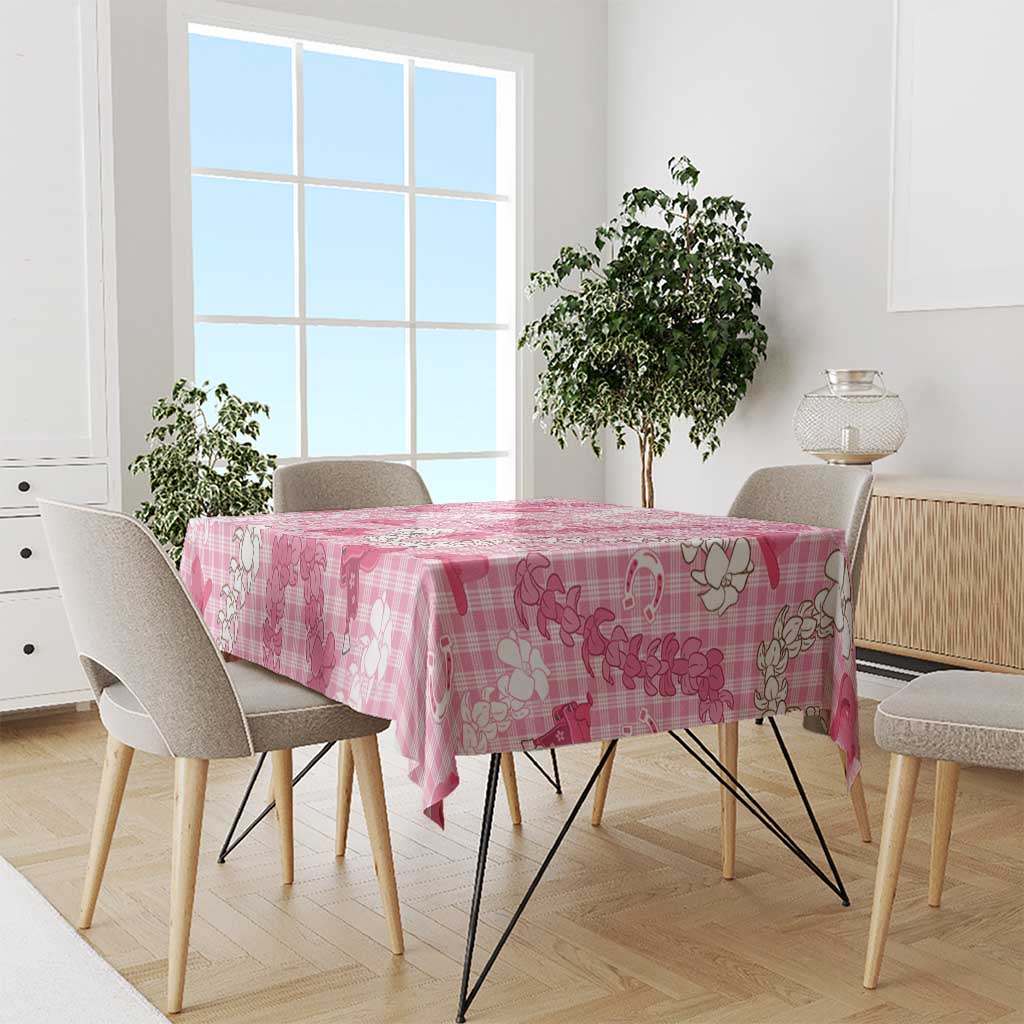 Paniolo Palaka Hawaiian Cowgirl Tablecloth - Polynesian Pride