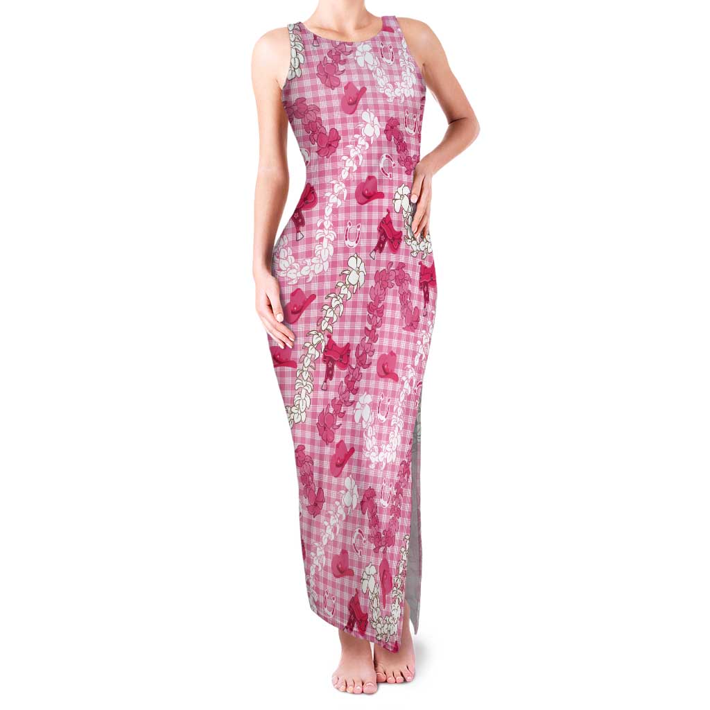 Paniolo Palaka Hawaiian Cowgirl Tank Maxi Dress - Polynesian Pride
