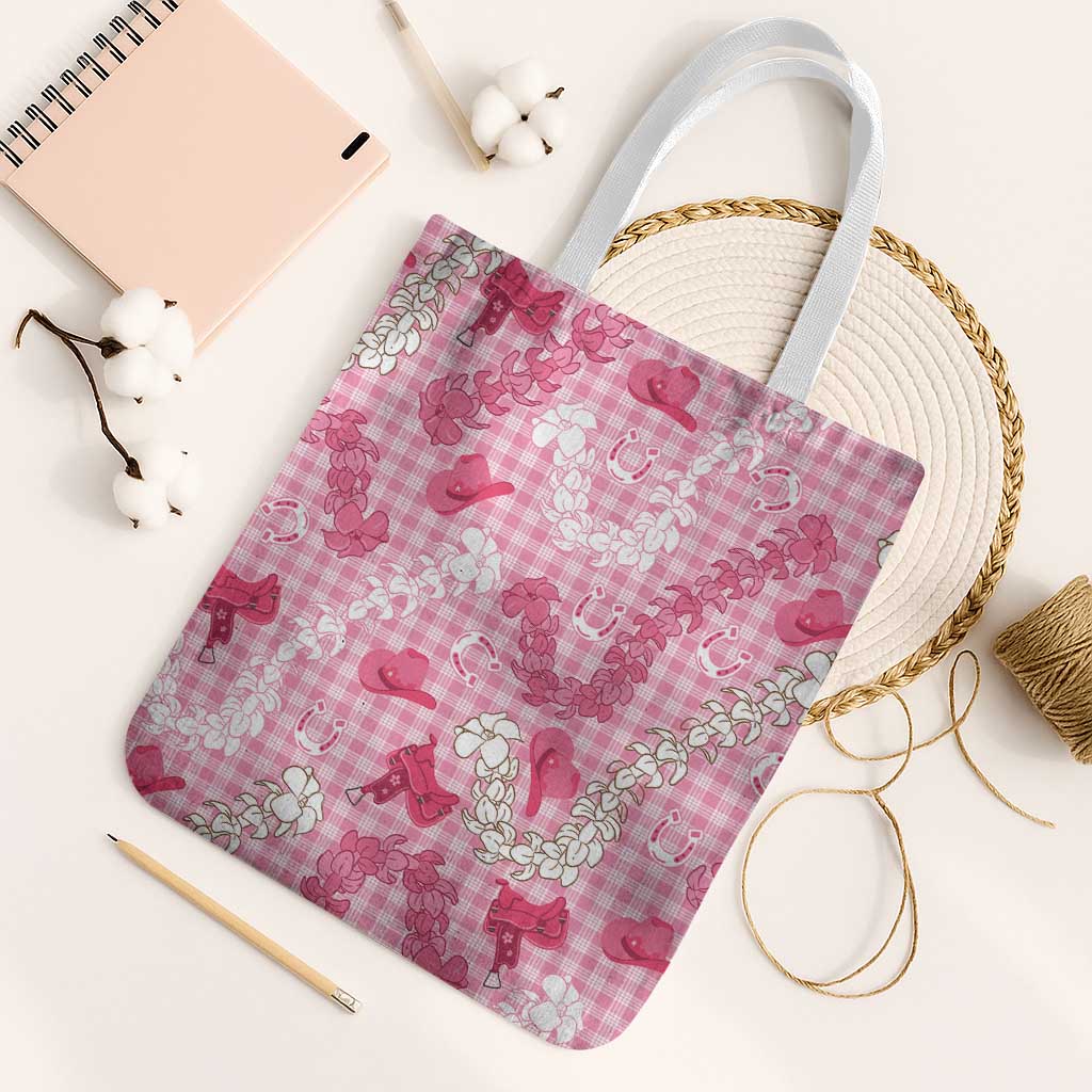 Paniolo Palaka Hawaiian Cowgirl Tote Bag - Polynesian Pride