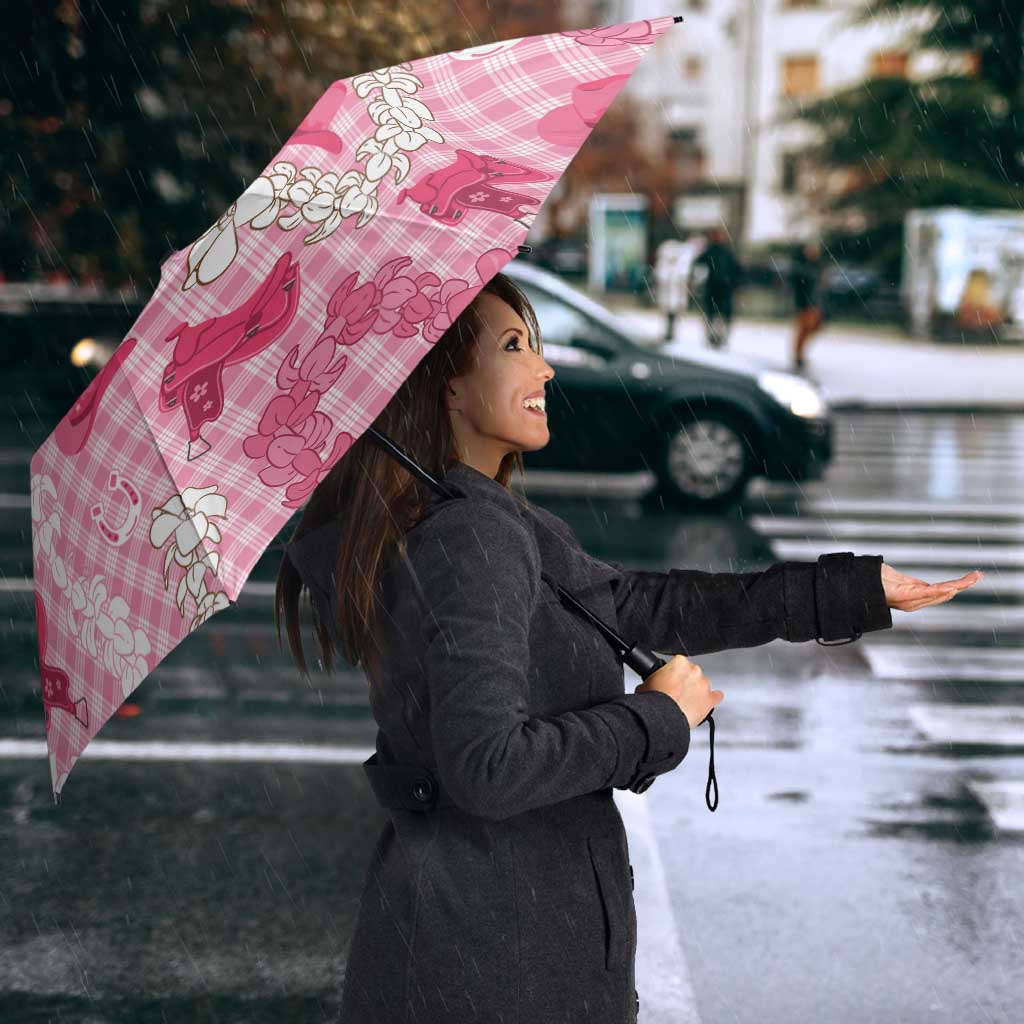 Paniolo Palaka Hawaiian Cowgirl Umbrella - Polynesian Pride