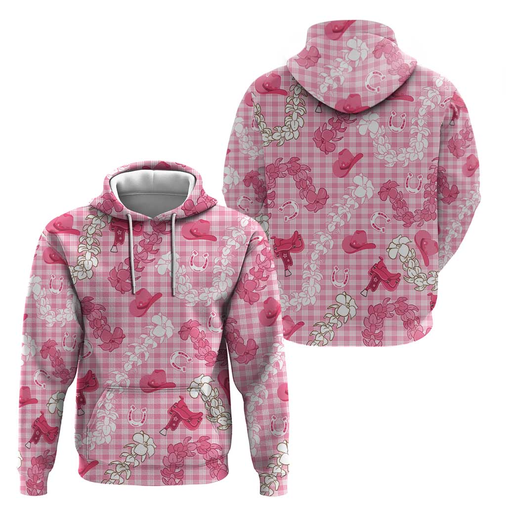 Paniolo Palaka Hawaiian Cowgirl Zip Hoodie LT9 - Polynesian Pride