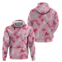 Paniolo Palaka Hawaiian Cowgirl Zip Hoodie LT9 - Polynesian Pride