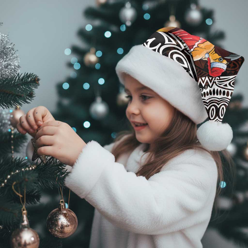 Papua New Guinea Christmas Santa Hat - Polynesian Pride