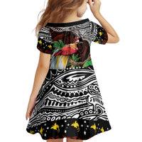 Papua New Guinea Christmas Family Matching Long Sleeve Bodycon Dress and Hawaiian Shirt LT9 - Polynesian Pride