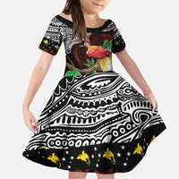 Papua New Guinea Christmas Family Matching Puletasi and Hawaiian Shirt - Polynesian Pride