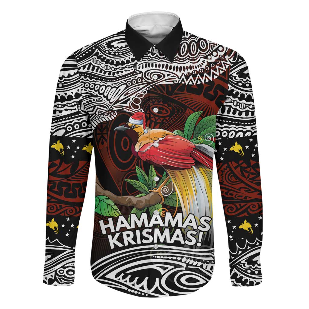 Papua New Guinea Christmas Family Matching Summer Maxi Dress and Hawaiian Shirt - Polynesian Pride