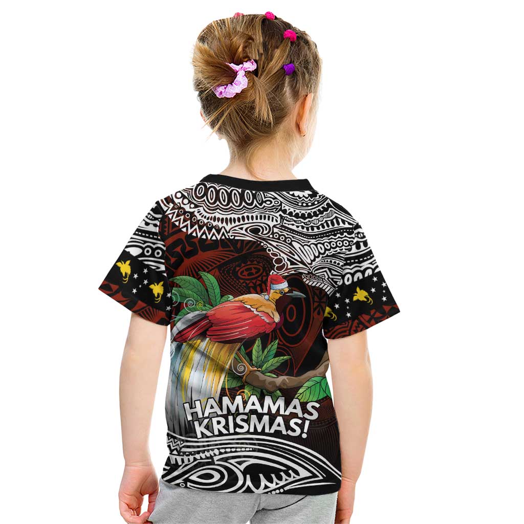 Papua New Guinea Christmas Kid T Shirt - Polynesian Pride