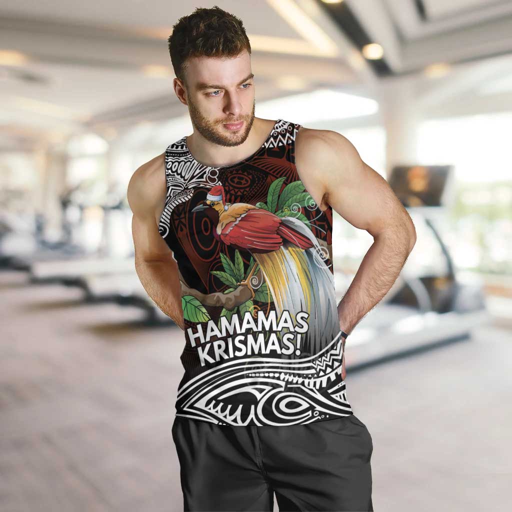 Papua New Guinea Christmas Men Tank Top - Polynesian Pride