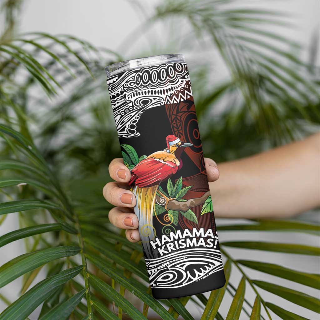 Papua New Guinea Christmas Skinny Tumbler - Polynesian Pride