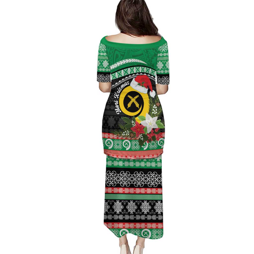 Vanuatu Pig's Tusk Meri Krismas! Puletasi Vanuatuan Sand Drawing Pattern - Polynesian Pride