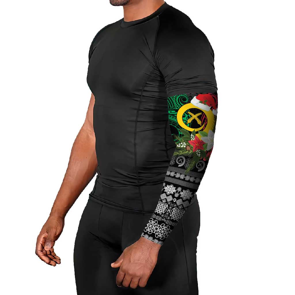 Vanuatu Pig's Tusk Meri Krismas! Arm Sleeves Vanuatuan Ancient Art Spirit - Polynesian Pride