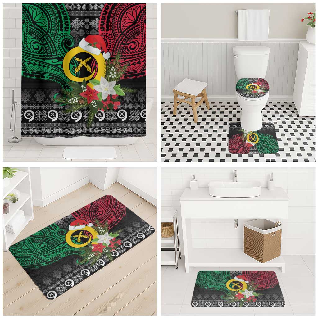 Vanuatu Pig's Tusk Meri Krismas! Bathroom Set Vanuatuan Ancient Art Spirit - Polynesian Pride