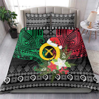 Vanuatu Pig's Tusk Meri Krismas! Bedding Set Vanuatuan Ancient Art Spirit LT9 - Polynesian Pride